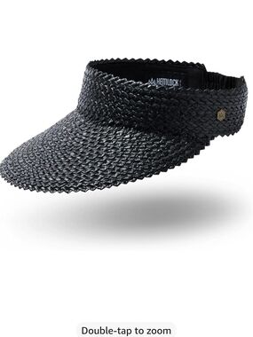 Hemlock Black Woven Sun Visor